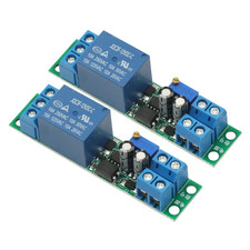2Pcs DC 12V Timer Relay Adjustable Signal Trigger Timing Timer Delay Turn