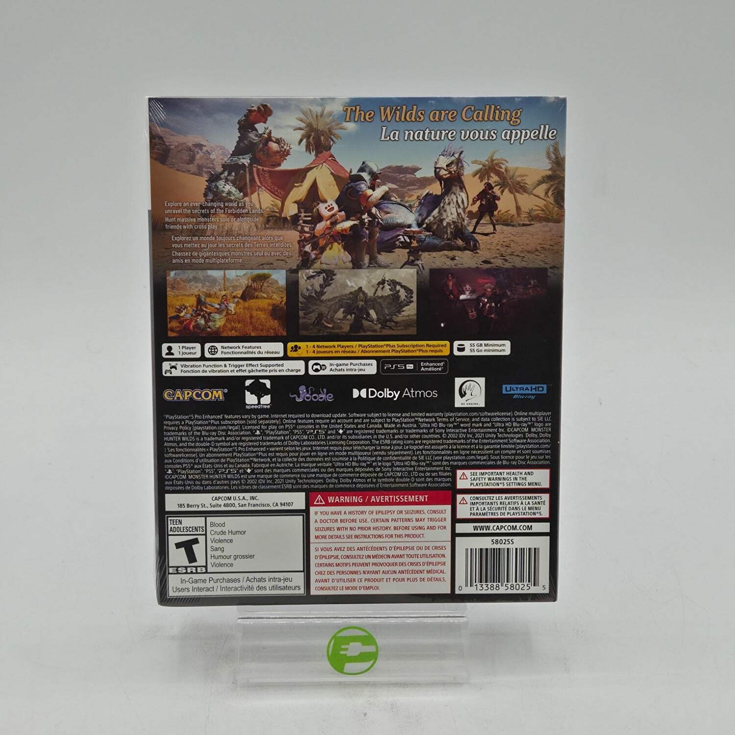 New Monster Hunter Wilds [Steelbook Edition] (Sony PlayStation 5 PS5, 2025) alternate view 2