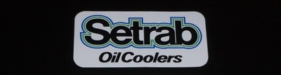 Authentic Setrab Oil Coolers Decal Sticker