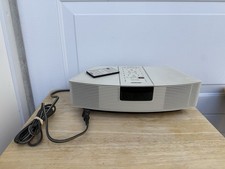 Bose Wave Radio AWR1-1W AM/FM Stereo System Alarm Clock W/ Remote New Battery