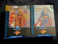 McFarlane Toys DC Multiverse Gold Label Supergirl Superman Krypto Figure Set