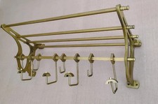 Rack Handmade Home D cor French Luggage Rack Train Wall Mounted vintage luxury