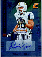 2015 Panini Contenders Draft Picks #274 Davis Tull Auto RC Rookie Card NCAA. rookie card picture