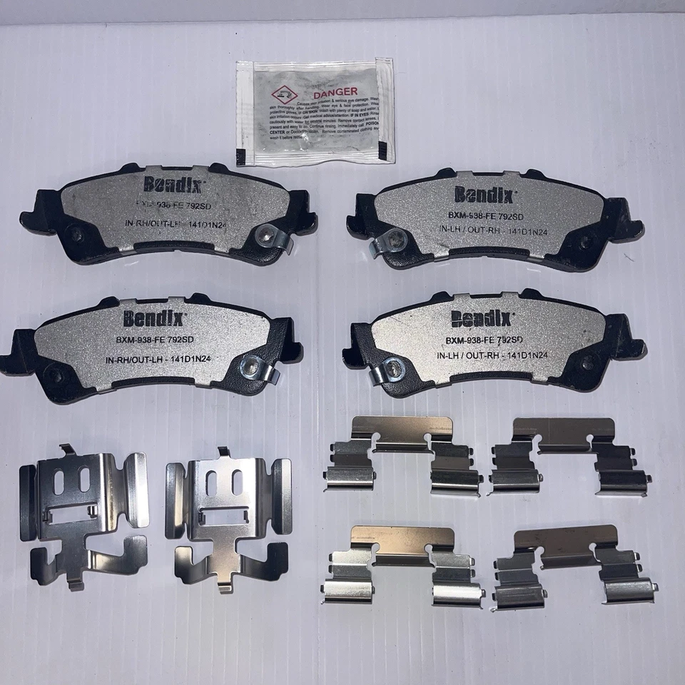 Bendix MKD792SSFM  Brake Pad Set For 1999-2006 Chevrolet Silverado 1500 Rear RWD - Image 3 of 3