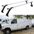 63" Roof Rack Top Crossbars Kayak Cargo Luggage Carrier For Ford E-250 1996-On