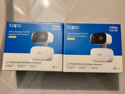 1080P Pan/Tilt Indoor/Outdoor Security Camera, Tapo C206 HybridCam 360 2-Pack