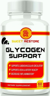 Sweet Restore Glycogen Support Pills to Regulate Blood Pressure & Sugar 60ct