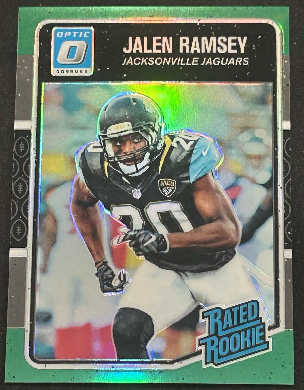 Jalen Ramsey 2016 Panini Optic Rated Rookie Green 4/5 Jaguars Steelers SSP #171