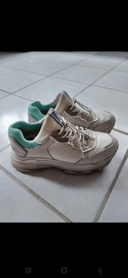 Bronx ° Damen Sneaker Baisley Türkis/Weiß Schuhe Leder Gr. 38