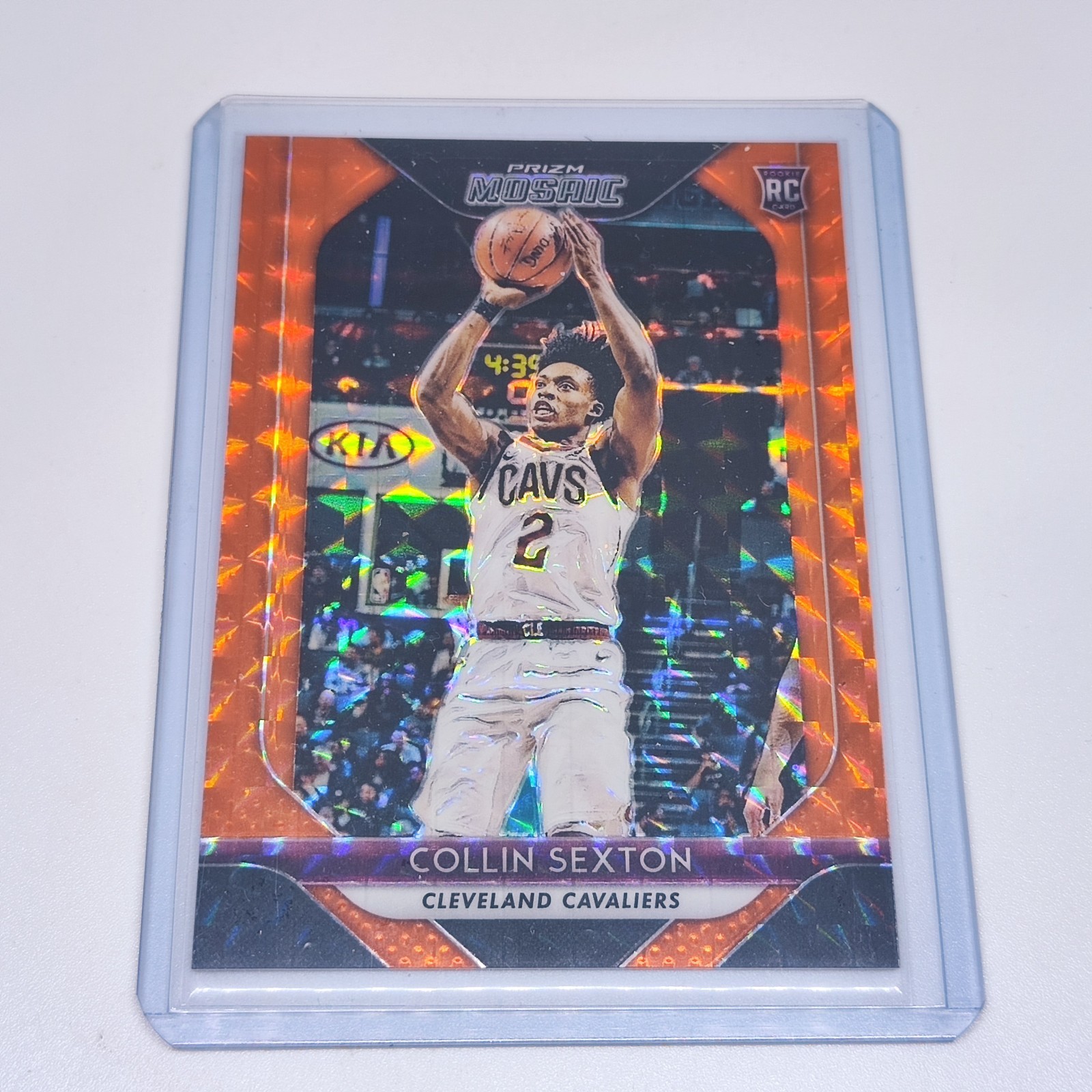 2018-19 Panini Mosaic Rookie RC Prizm Red COLLIN SEXTON /99!!