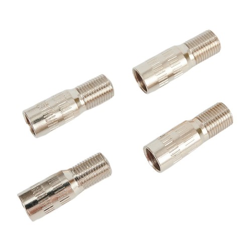 4pcs/ 27mm/ Chrome Tyre Wheel Valve Stem Cap Extension Extender For Car Truck - Picture 6 of 12