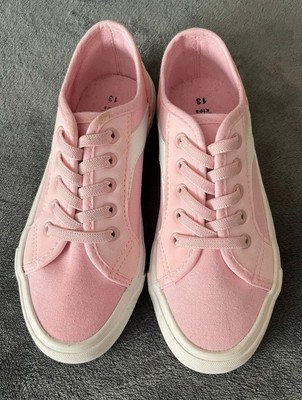 Girls Pink Trainers Slip On Tu Sainsburys New Size 13 UK