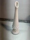 Vintage MCM Fenton Hobnail Milk glass Bud Vase. Simply Beautiful No Chips.