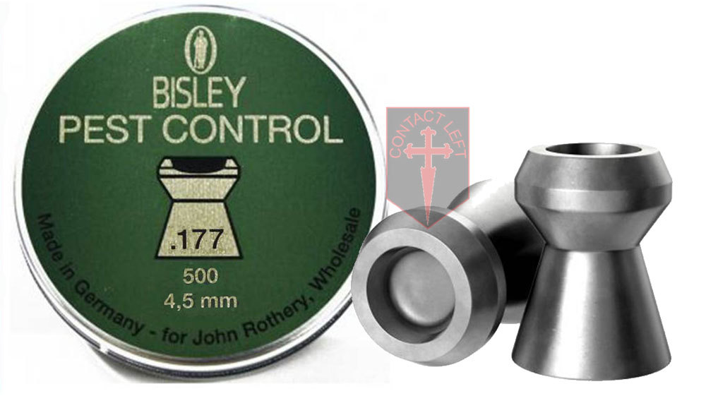 Bisley Pest Control Diabolo 5,5 Mm (.22 Cal) - Luftgewehrkugeln