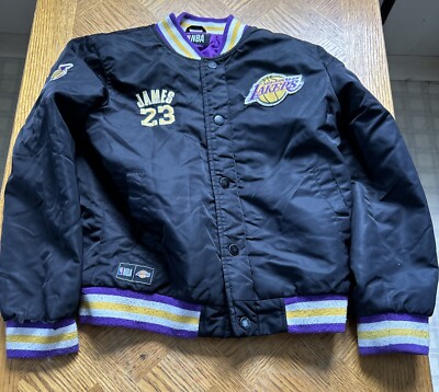 NBA L.A. Lakers Vintage Bomber Jacket Men's Size S | eBay