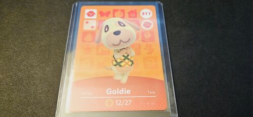 Animal Crossing Amiibo Card Series 4 | Genuine Amiibo Card 317 Goldie - Afbeelding 1 van 6