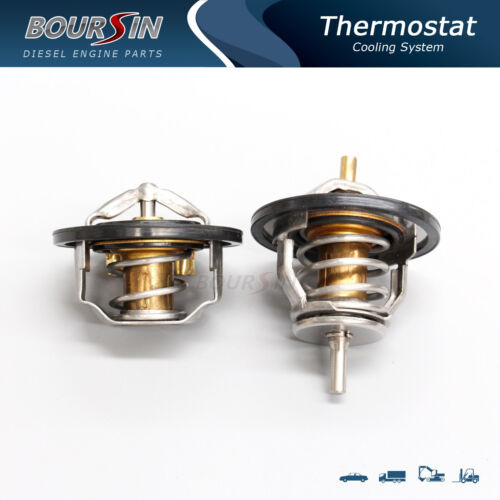 Thermostat de liquide de refroidissement pour ISUZU NPR NQR NRR 4.8L 4HE1 4.3L 4HF1 5.2L 4HK1 - 1 paire offres