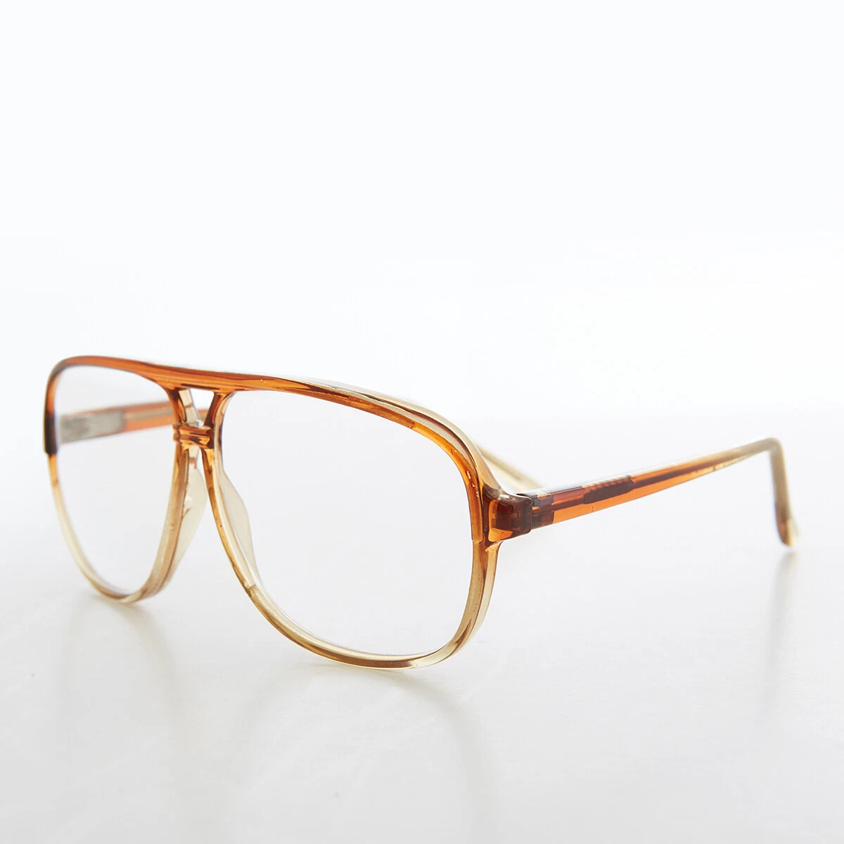 Square Retro Aviator Reading Glasses Brown 3.00 diopter Hux eBay