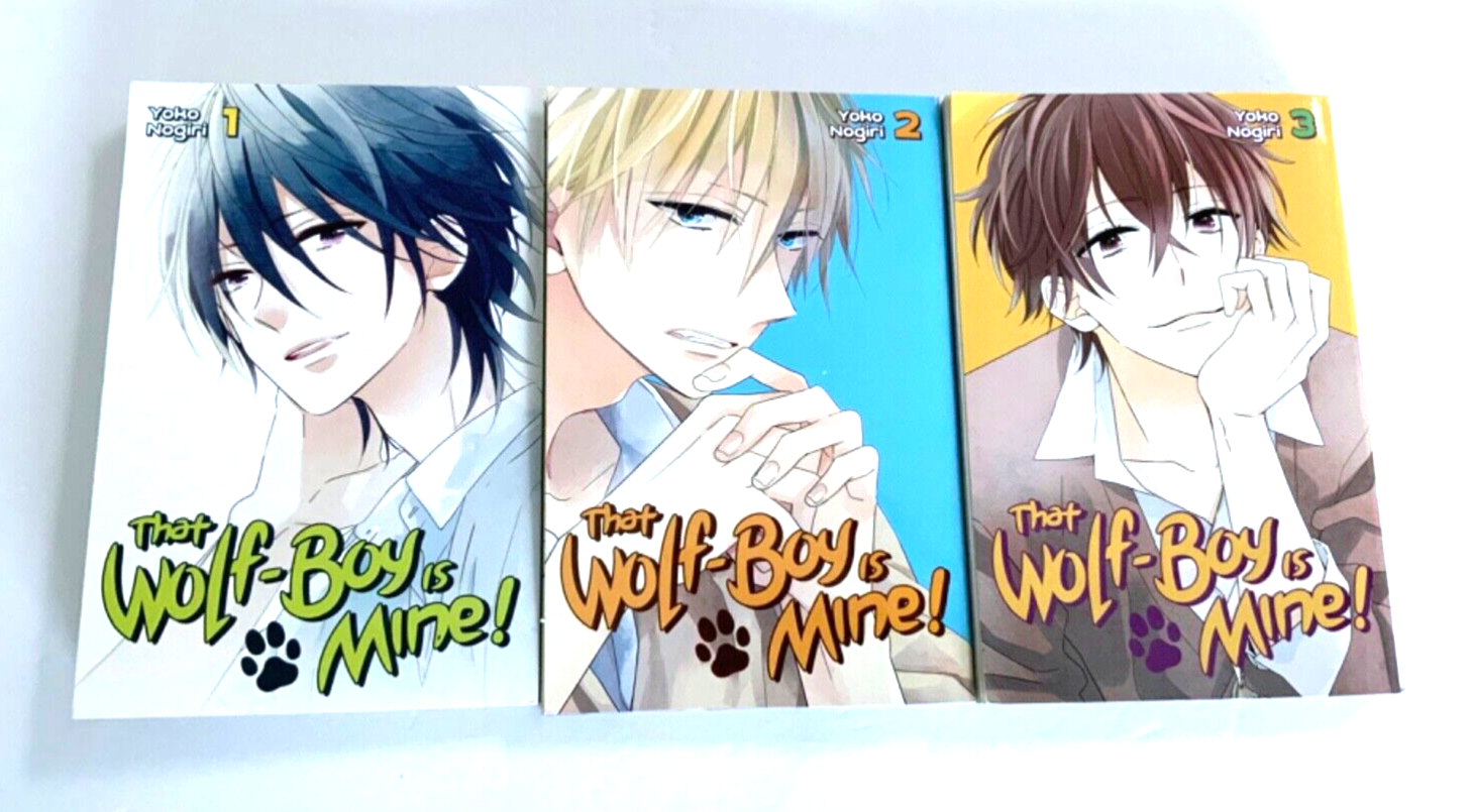 That Wolf-Boy Is Mine Volumes 1, 2, 3 Paperback Manga Book Lot 2015 | eBay