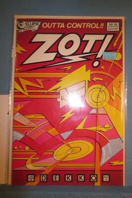 Zot #18  Eclipse Comics 1988 Vf+