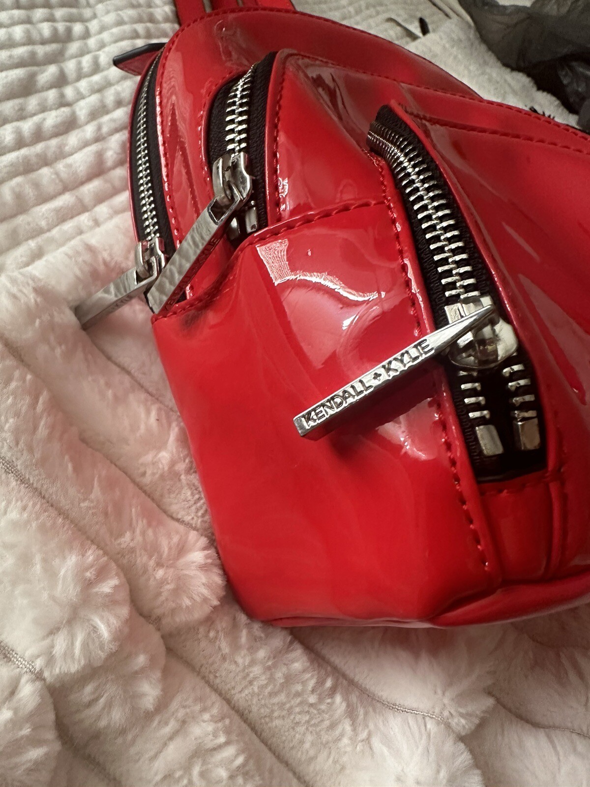 Pre-owned Kendall + Kylie Red Leather Backpack Purse for Women image 4
