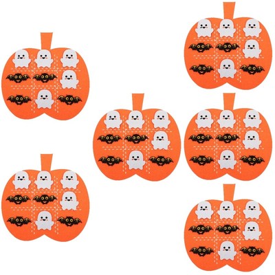 Noughts Und Kreuze Spiel Halloween Puzzle Spiel Kinder Halloween Spiel Matte
