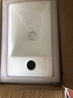 KES BWS100L White Wall Mount Bathroom Rectangle Ceramic Porcelain Sink 12”x7” — photo 3