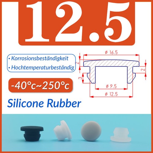 2.5mm-60.6mm Silicone Rubber Grommet Plug Bungs Cable Wiring Protect Bushes - Picture 29 of 63