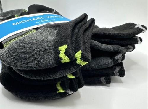 Socks Michael Kors Men 6 Pairs Pack Black Low Cut Size 7 - 12 - Picture 5 of 6