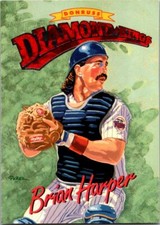 1993 Leaf Baseball Diamond Kings Brian Harper