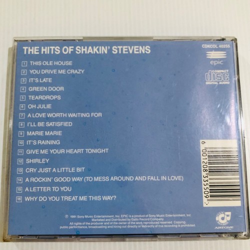 Shakin' Stevens The Hits of Shakin' Stevens CD - Picture 3 of 6