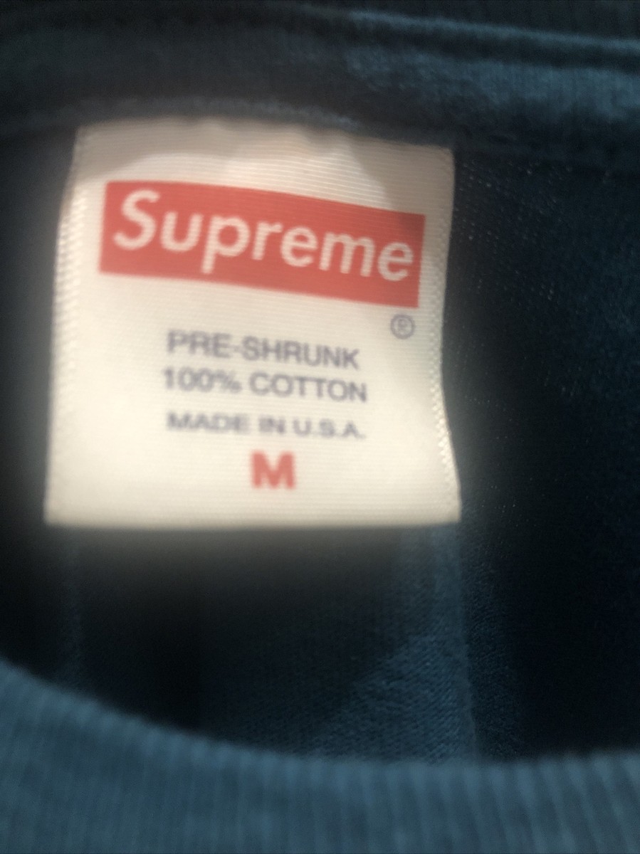 SUPREME✖️independent Men's Supreme X Independent F the Rest Dark Slate Navy Blue L/S T