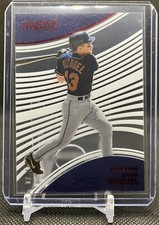 2023 Panini Chronicles OMAR VIZQUEL Clear Vision RED /100! Cleveland Indians