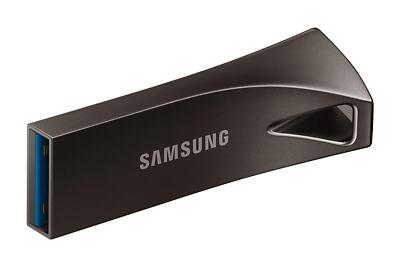SAMSUNG BAR Plus 64GB - 300MB/s USB 3.1 Flash Drive Titan Gray, DAMAGED BOX