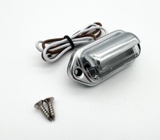 Universal Chrome 4 Led License Plate Light Super Bright For Truck Suv Trailer