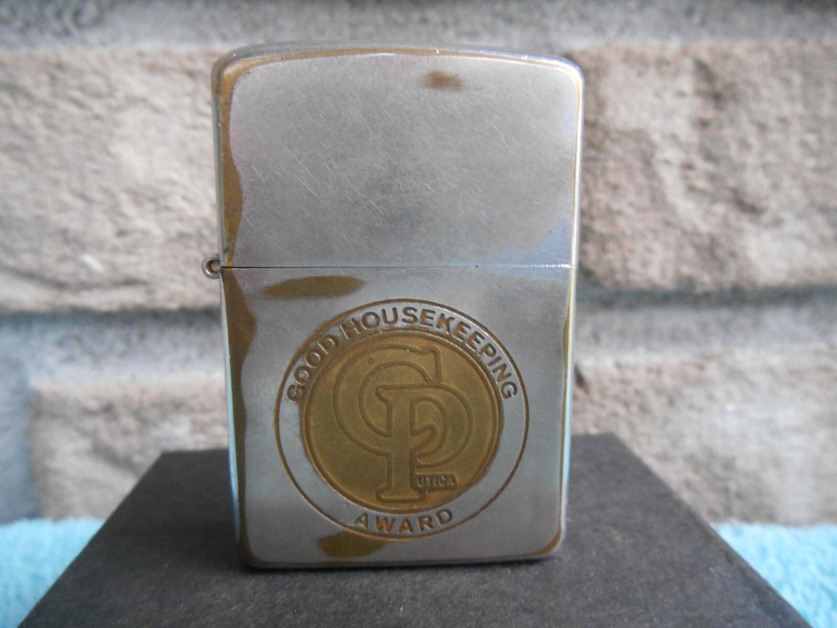 zippo．1969.企業物．AUSTIN．WHITE．LIME．CO． VINTAGE ZIPPO 1969 III-II CHROME CIGARETTE LIGHTER - GOOD