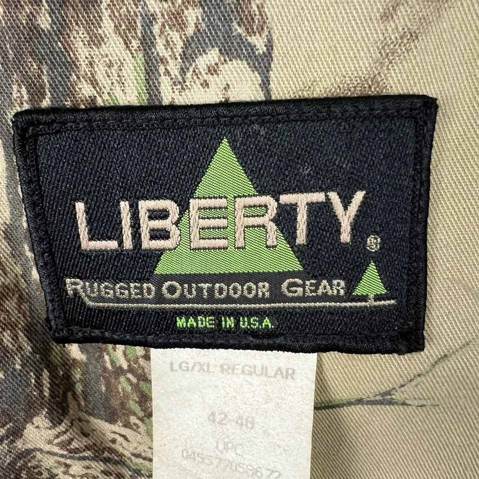 Vintage Liberty Turkey Vest Mens Extra Large Camo Hunting USA Made 90s Mens XL - Image 2 of 4