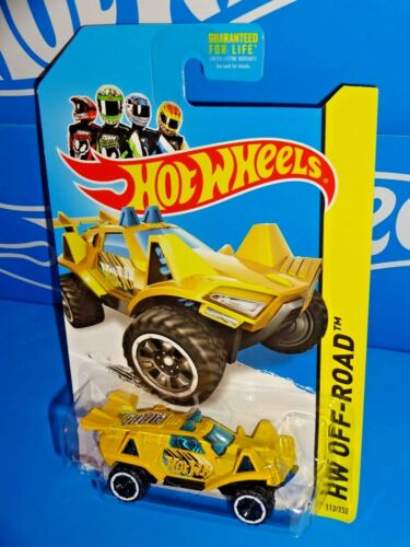 Hot Wheels 2014 Off Track Series #113 Quicksand Yellow w/ OR6SPs - Picture 1 of 2