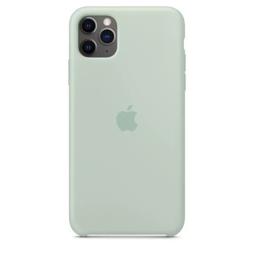 Official Apple iPhone 11 Pro Max Case Silicone Back Cover Beryl (Blue) MXM92ZM/A - 第 3/12 張圖片