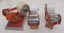 Lot Of 3 Table Bench Top Tape Dispensor