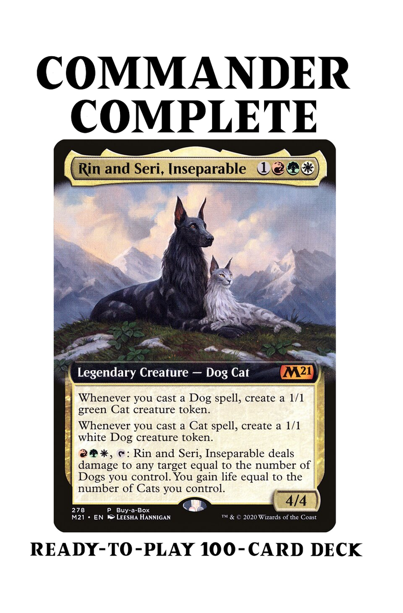 マジック：ザ・ギャザリング COMMANDER DECK: RAINING CATS AND DOGS Secret Lair Commander Deck: Raining Cats and Dogs