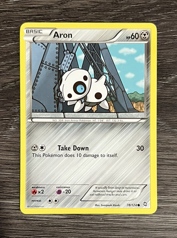 Aron 78/124 - Dragons Exalted - Common - Pokemon Card TCG - LP