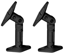 Black - 2 Pack Lot - Universal Wall or Ceiling Speaker Mounts Brackets fits BOSE