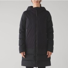 Lululemon Cold As Fluff Parka Coat In Black 4