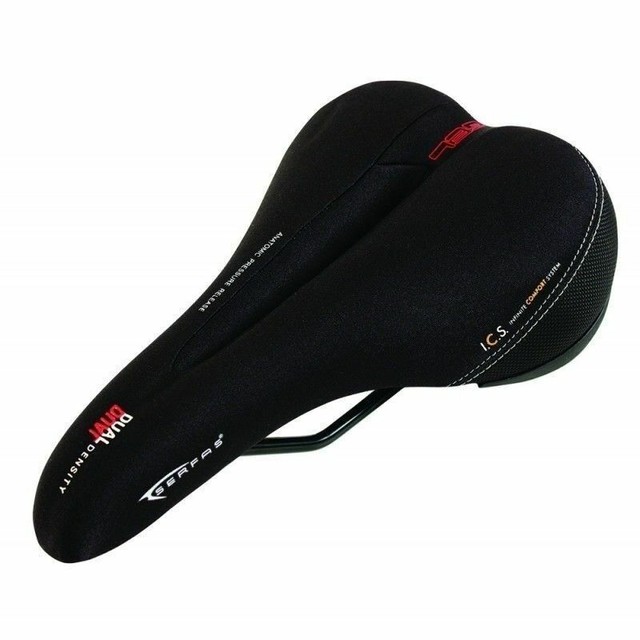 Bike Seat Serfas Dual-Density W/Cut-Out Helen's Cycles Bike Parts