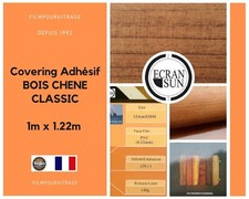 Covering BOIS CHENE CLASSIC - Thermoformable - largeur du rouleau : 1.22 m