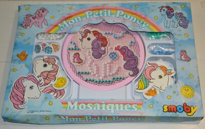 Jeu De Mosaïque Mon Petit Poney (MLP) – Smoby Vintage 1987