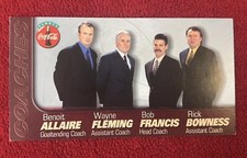 Vintage Coaches Phoenix Coyotes NHL Insert Card Allaire Fleming Francis Bowness 
