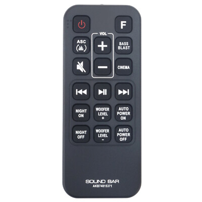 AKB74815371 Remote Fit for LG Wireless Sound Bar SK3D SPH4B
