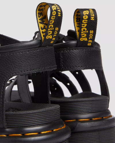 Dr. Martens Blaire Hardware Athena Black Leather Strap Sandals UK 3 / EU 36 - Picture 7 of 11